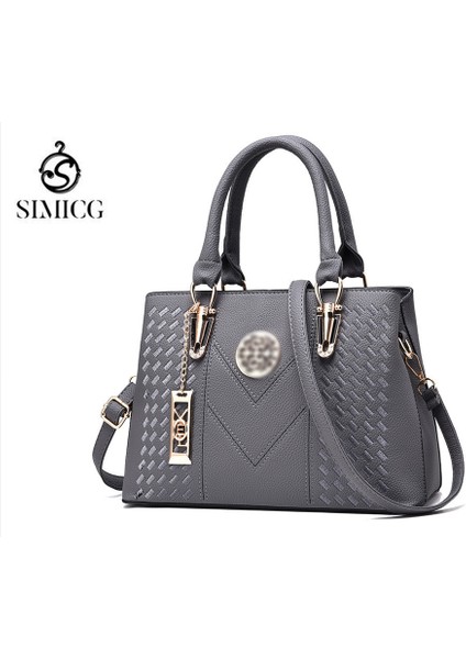 Sımıcg Moda Nakış Bayanlar Büyük Kapasiteli Omuz Crossbody Çanta (Yurt Dışından)