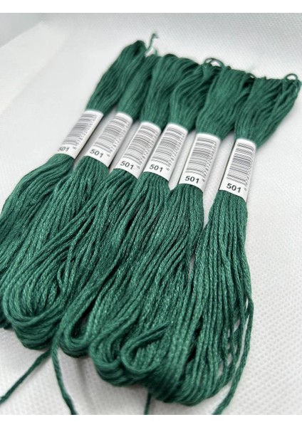 Almila 6 Adet Tek Renk Etamin Kanaviçe Bileklik Brezilya Nakış Ipi 3 501 modelleri