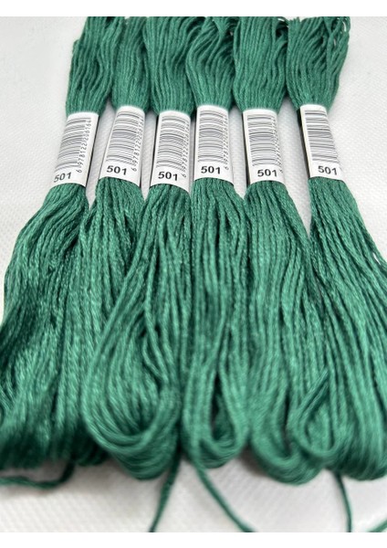 Almila 6 Adet Tek Renk Etamin Kanaviçe Bileklik Brezilya Nakış Ipi 3 501 fırsatları