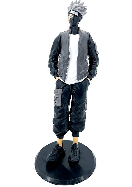 Moda Marka Seti Moda Kıyafetler Kakashi Figürü Kutulu Ayakta Kakashi Modeli Süsler Masaüstü Bebek (Yurt Dışından)