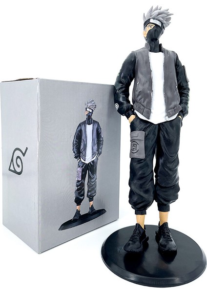 Moda Marka Seti Moda Kıyafetler Kakashi Figürü Kutulu Ayakta Kakashi Modeli Süsler Masaüstü Bebek (Yurt Dışından) fiyatları