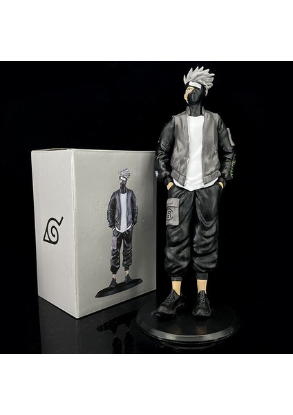 Moda Marka Seti Moda Kıyafetler Kakashi Figürü Kutulu Ayakta Kakashi Modeli Süsler Masaüstü Bebek (Yurt Dışından) fırsatları