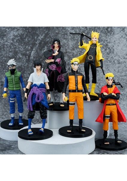 6 Canlı Aksiyon Naruto Figürü, 7 Inç Modeller, Altı Yol, Naruto, Kakashi, Sasuke, Uchiha Itachi Süsleri (Yurt Dışından) fiyatları