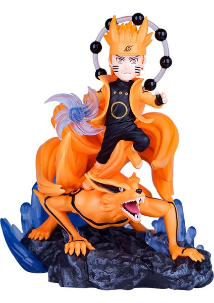 Anime Sıcak Satış Naruto Uzumaki Naruto Dokuz Kuyruklu Tilki Adaçayı Modu Şekil Süsler (Yurt Dışından)