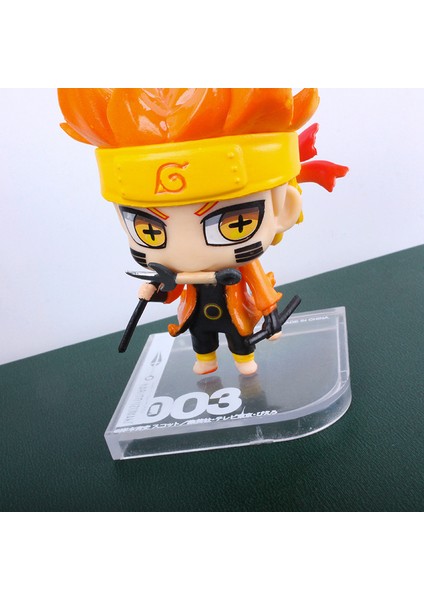 2 Adet Q-Versiyonu Naruto Figürü, Altı Yol, Naruto, Sasuke, Bebekler, Araba Süsleri, Modeller, Çizgi Roman Sergileri (Yurt Dışından)