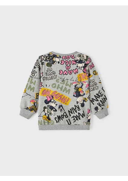 Minnie Mouse Desenli Kız Çocuk Sweatshirt - Uzun Kol Regular Fit fiyatları