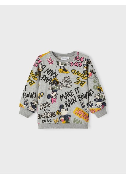 Minnie Mouse Desenli Kız Çocuk Sweatshirt - Uzun Kol Regular Fit modelleri