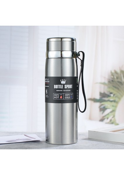 316 Paslanmaz Çelik Termos Bardak Açık Taşınabilir Vakumlu Yüksek Kali Büyük Kapasiteli Araba Termosu (Yurt Dışından)