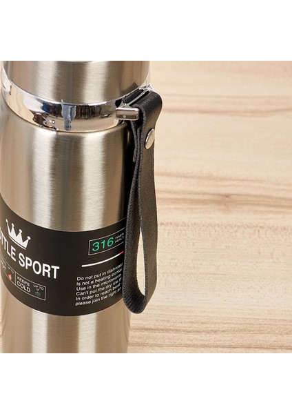 316 Paslanmaz Çelik Termos Bardak Açık Taşınabilir Vakumlu Yüksek Kali Büyük Kapasiteli Araba Termosu (Yurt Dışından) fırsatları