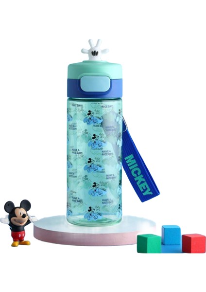 Disney Summer Plastik Düz Içme Bardağı, Öğrenci Su Şişesi, Taşınabilir Kupalar (Yurt Dışından)