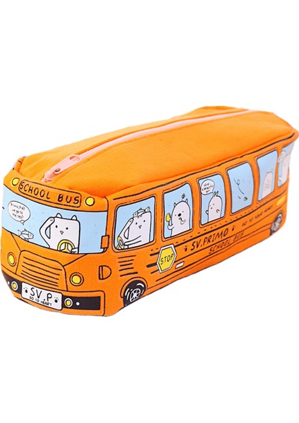Yaratıcı Otobüs Kırtasiye Kalem Kutusu (Yurt Dışından)