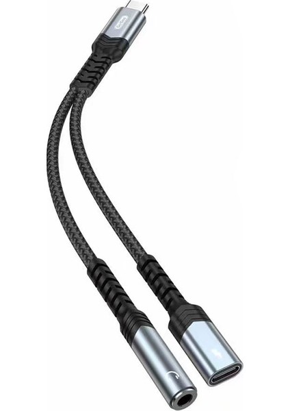 Type-C Şarj ve Ses Kablosu 2in1 Go Des GD-UC073 3.5mm Jack Destekli