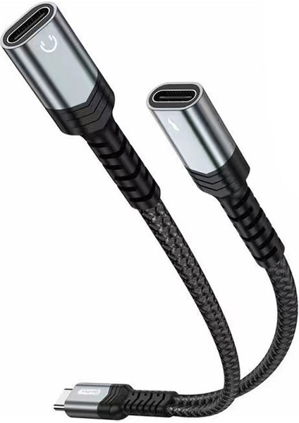 Type-C 2in1 Şarj ve Ses Kablosu Go Des GD-UC075