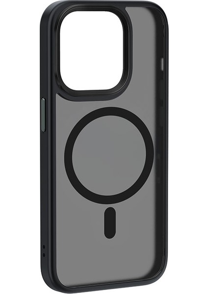 iPhone 15 Pro Uyumlu Kılıf Wiwu FGG-011 Magsafe Şarj Özellikli Kamera Korumalı Kapak Siyah