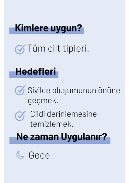 Arındırıcı Cilt Komedon Siyah Nokta Tonik (Glycolic Acid 5% Aha Bha)