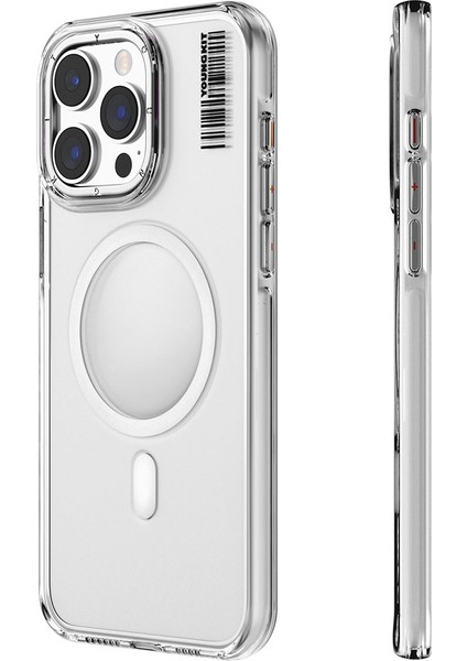 iPhone 14 Pro Uyumlu Kılıf Magsafe Şarj Özellikli Şeffaf Youngkit Crystal Shield Serisi Kapak Şeffaf