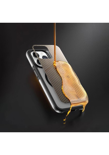 iPhone 15 Pro Max Uyumlu Kılıf Wiwu ZKK-012 Magsafe Şarj Özellikli Air Cushion Kapak Siyah
