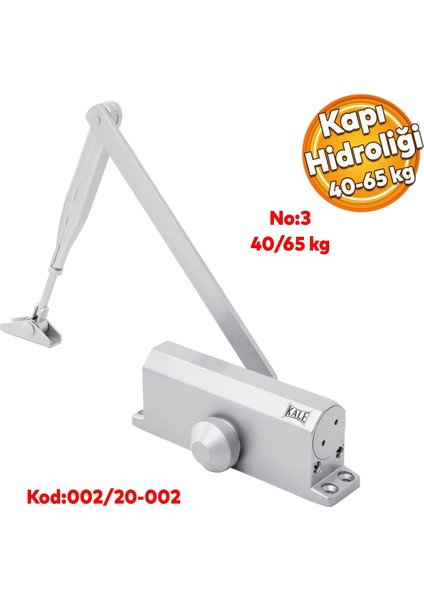 Çelik Kapı Hidroliği Kapı Durdurucu Yavaşlatıcı Yayı No: 3 Kapasite 40-65 Kilogram Gümüş Renk fiyatları