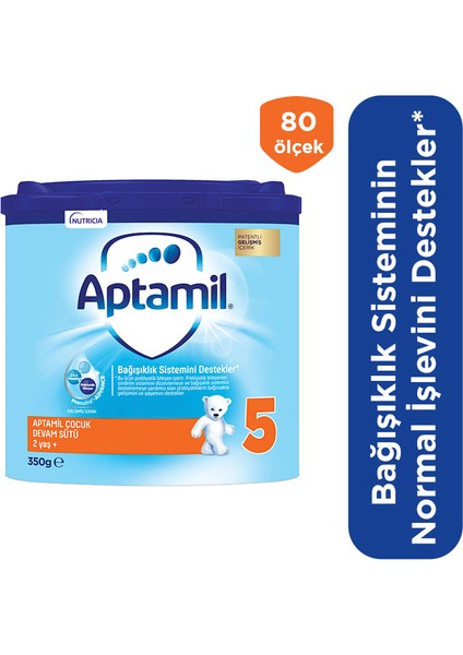 5 Çocuk Devam Sütü 350 g 2 Yaş+ Akıllı Kutu