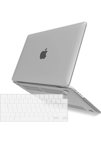 Yeni MacBook Pro 16 Inç Kılıf 2023 2022 2021 M2 A2780 M1 A2485 Pro Max ile Uyumlu, Touch Id'li Mac Pro 16 Için Klavye Kapaklı Sert Kılıf, Frost Clear, T16X-CL+1 (Yurt Dışından)