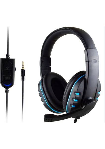 Kulaklıklar 3.5mm Kablolu Oyun Kulaklığı Kulaklık Müzik Ps4 Play Station 4 Oyun Pc Mikrofon ile Sohbet Bilgisayarı (Yurt Dışından)