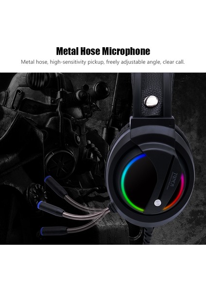 Gaming Headset Gamer 7.1 Çevresel Ses USB 3.5mm Kablolu Rgb Işık Oyun Kulaklıkları Tablet Pc Için Mikrofon ile Xbox One 360 (Yurt Dışından) indirimleri