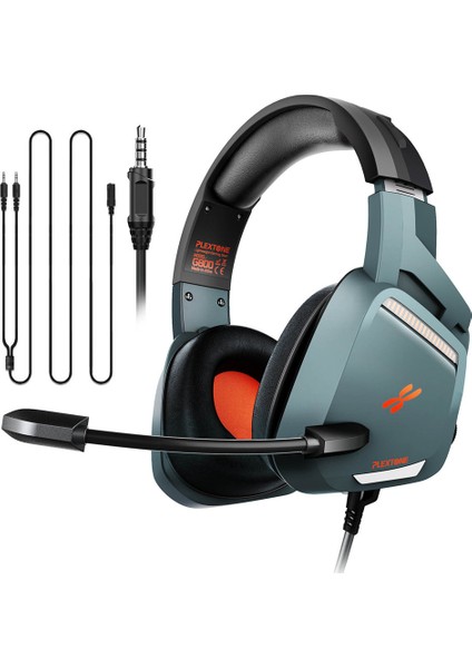 Plextone G800 Oyun Kulaklıkları Hafif Pc Oyun Kulaklıkları 50MM Korna Ünitesi 190MM Mikrofon Mobil Dizüstü Ps4 Xbox One Auriculare (Yurt Dışından)