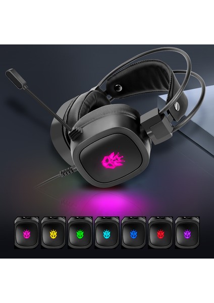 7.1 Pembe Güzel Oyun Kulaklığı Surround Ses Stereo Kulaklık USB Kablolu Mikrofonlu Kulaklıklar Solunum Işığı Pc Gamer Için Ps4 (Yurt Dışından) fırsatları