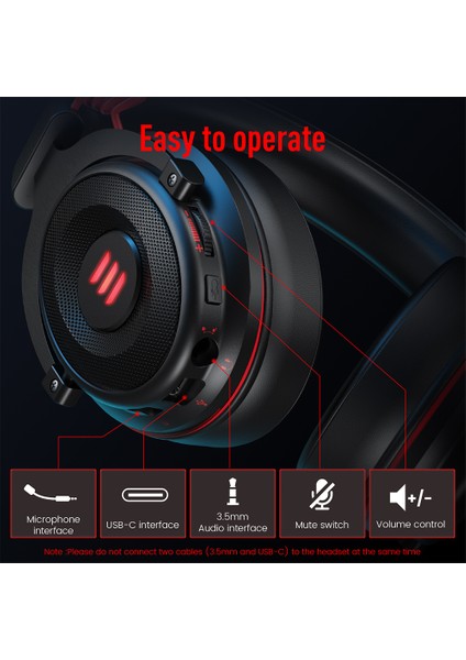 Eksa Gaming Headset Gamer Kablolu 3,5 mm Stereo/ USB 7.1 Çevresel Oyun Kulaklıkları Pc/ps4/ps5/xbox Için Gürültü Önleyici Mikrofonlu (Yurt Dışından) fırsatları