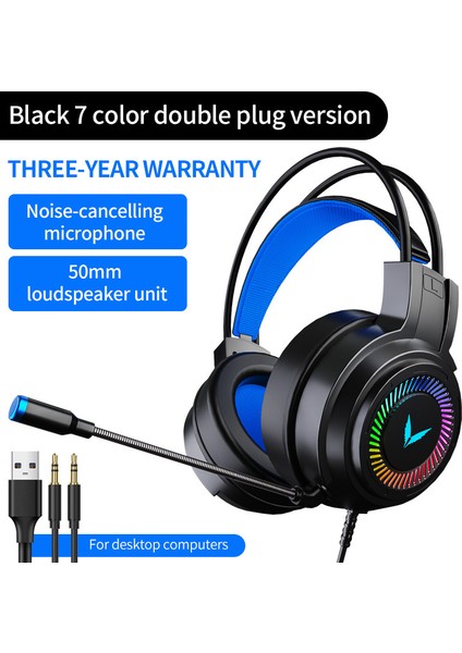 G58 G60 Oyun Kulaklığı 7.1 Stereo Svirtual Surround Bas Kulaklık Mikrofonlu Kulaklık LED Işık Bilgisayar Pc Gamer Için Katlanabilir (Yurt Dışından) fırsatları