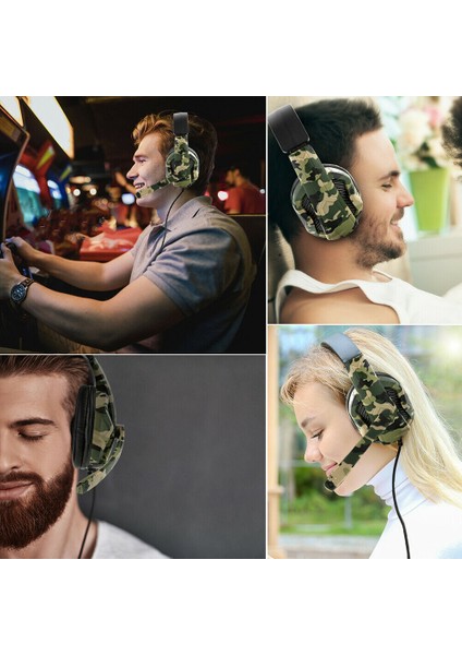 Rlovs Kablolu Oyun Kulaklıkları Bilgisayar Için Mikrofon ile Ps4 Ps5 Xbox Bas Stereo Pc Yüksek Ses Kalitesi Kablolu Kulaklık Hediyeler (Yurt Dışından)