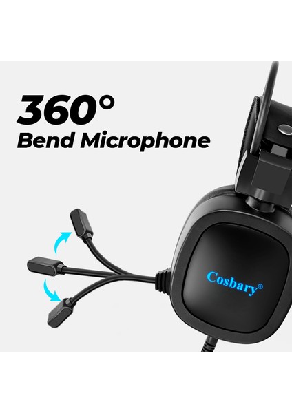 Kıngstar 7.1 Oyun Kulaklıkları 3.5mm Kablolu Kulaklık Rgb Işık Gürültü Önleyici Oyuncu Kulaklığı Pc Dizüstü Bilgisayar Için Mikrofon ile (Yurt Dışından) modelleri