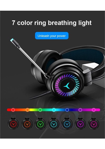 Oyun Kulaklıkları Kablolu Oyuncu Kulaklığı 7.1 Çevresel 4d Stereo Mikrofonlu Kulaklık 7 Renk Rgb Ps4 Xbox One Pc Oyunları G58 (Yurt Dışından) fiyatları