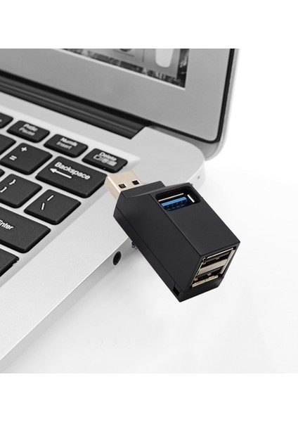 USB 3.0 Hub Adaptörü Dönüştürücü Mini Splitter Genişletici Kutusu 3 Port Pc Laptop Için Yüksek Hızlı U Disk Kart Okuyucu Yerleştirme USB Hub (Yurt Dışından)