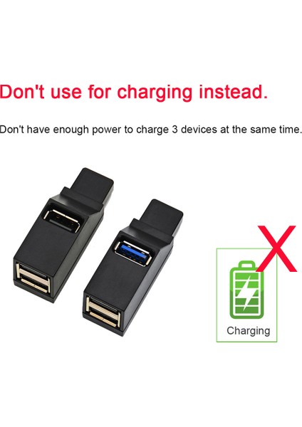 USB 3.0 Hub Adaptörü Dönüştürücü Mini Splitter Genişletici Kutusu 3 Port Pc Laptop Için Yüksek Hızlı U Disk Kart Okuyucu Yerleştirme USB Hub (Yurt Dışından)