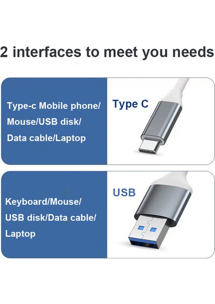 USB Hub Tip C Hub Usb3.0 Otg 4 Port USB C Hub Çoklu Splitter Adaptörü Dizüstü Bilgisayar Aksesuarları Xiaomi Lenovo Macbook Pro (Yurt Dışından)