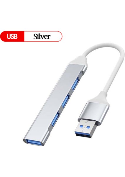 USB C Hub USB 3.0 Hub Tip C 4 Bağlantı Noktalı Çoklu Splitter Adaptörü Otg Macbook Hub Pro 13 15 Hava Mi Pro Huaweı Bilgisayar Aksesuarları (Yurt Dışından)