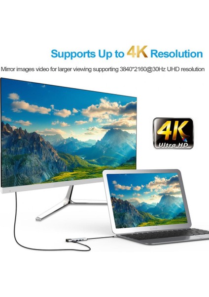 5 In 1 USB C Hub Tip C RJ45 Ağ ile 4K Hd Adaptör 100M 1000M Ethernet Lan Şarj Cihazı Bağlantı Noktası Adaptörü Macbook Pro Için (Yurt Dışından)