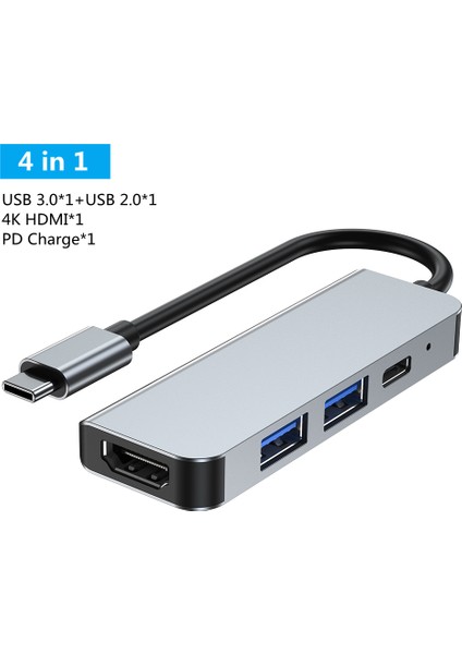 4/8/11/12-In-1 Tip C Hub ile 2 HDMI Çoklu Bağlantı Noktası Adaptörü Dock Istasyonu USB 3.0 4K HDMI RJ45 Sd/tf VGA Pd Dizüstü MacBook iPad Için (Yurt Dışından)