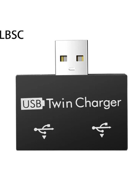 Lbsc Hub USB 2 In 1 Bilgisayar 2 Port Dişi USB Hub Adaptörü Dönüştürücü USB 2.0 Splitter Şarj Aksesuarları Telefon Dizüstü Pc Için (Yurt Dışından)