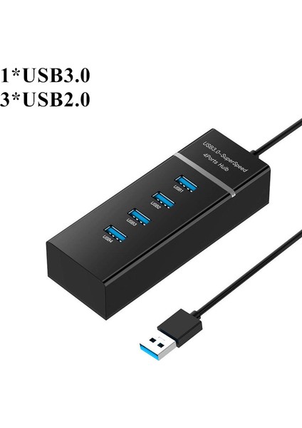 USB 3.0 5 Gbps Yüksek Hızlı USB Hub 3 0 4 Bağlantı Noktaları Pc Bilgisayar Bağlantı Istasyonu Adaptörü Splitter Sabit Diskler Için Fare Klavye (Yurt Dışından)