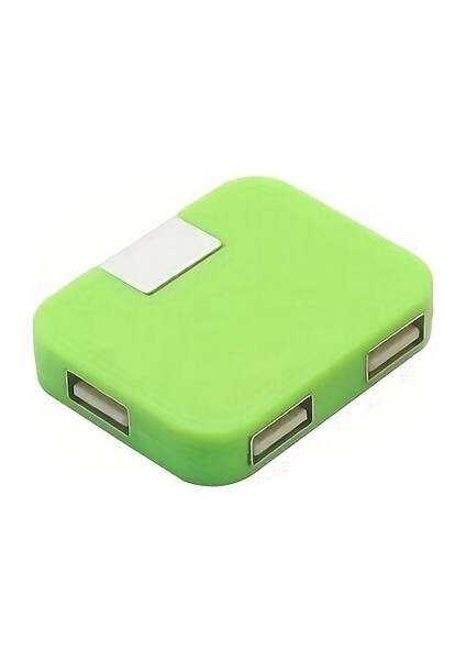 USB Hub 2.0 Mini Yaratıcı U Şekli Hub, Pc Dizüstü Bilgisayar Için 4 Bağlantı Noktalı USB ile USB Veri Aktarımı, Beş Renk Mevcuttur (Yurt Dışından)