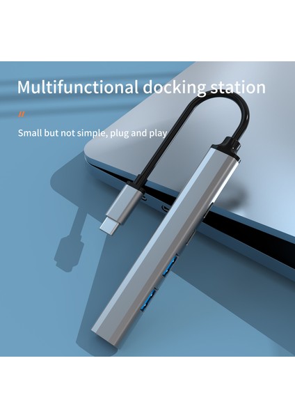 Tipi USB C Hub 3.0 Bağlantı Noktası Çoklu Splitter Adaptörü Otg Lenovo Huaweı Xiaomi Macbook Pro 15 Hava Aksesuarları USB Hub Dropship (Yurt Dışından)