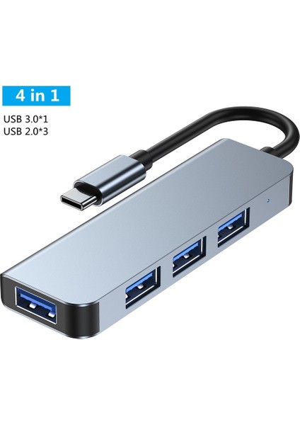 Macbook 8 In 1 Adaptör Pc Için USB C Hub Pd Şarj 8 Bağlantı Noktası Dock Istasyonu RJ45 HDMI Uyumlu Tf/sd Kart Macbook Type-C Splitter (Yurt Dışından)
