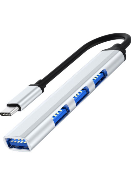 7 Port USB 3.0 Tip C Hub Genişletici Splitter Yüksek Hızlı Otg Adaptör Yerleştirme Istasyonu Dizüstü Bilgisayar Sabit Disk Fare Klavye (Yurt Dışından)