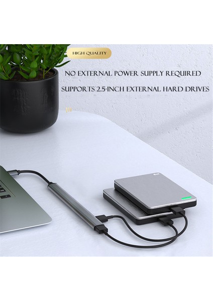 7 Port USB 3.0 Tip C Hub Genişletici Splitter Yüksek Hızlı Otg Adaptör Yerleştirme Istasyonu Dizüstü Bilgisayar Sabit Disk Fare Klavye (Yurt Dışından)