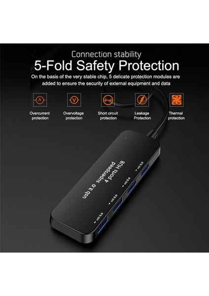 Runberry USB 3.0 Hub Sd/tf Kart Okuyucu ile Yüksek Hızlı USB C Otg Macbook Bilgisayar Pc Aksesuarları Için Çoklu Splitter Adaptörü (Yurt Dışından)