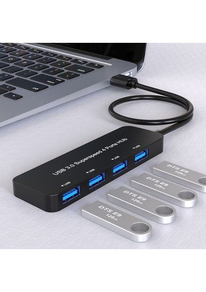 Runberry USB 3.0 Hub Sd/tf Kart Okuyucu ile Yüksek Hızlı USB C Otg Macbook Bilgisayar Pc Aksesuarları Için Çoklu Splitter Adaptörü (Yurt Dışından)