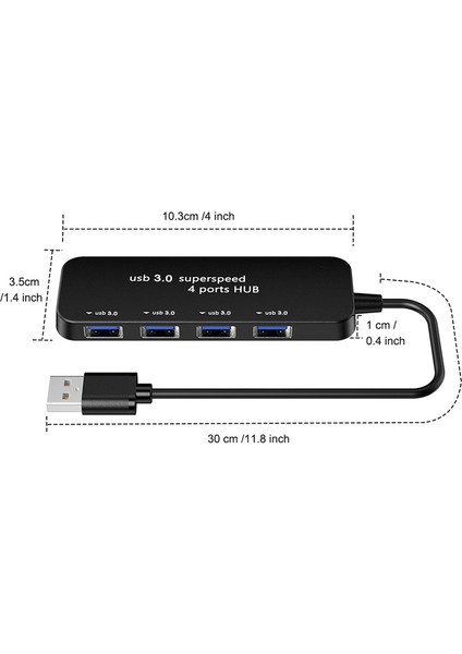 Runberry USB 3.0 Hub Sd/tf Kart Okuyucu ile Yüksek Hızlı USB C Otg Macbook Bilgisayar Pc Aksesuarları Için Çoklu Splitter Adaptörü (Yurt Dışından)