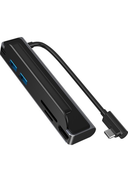 Tip-C Hub Usb'den Çoklu HDMI Uyumlu USB 3.0 RJ45 Karter Okuyucu Otg Adaptörü MacBook Pro Hava Hub Için USB Ayırıcı (Yurt Dışından)